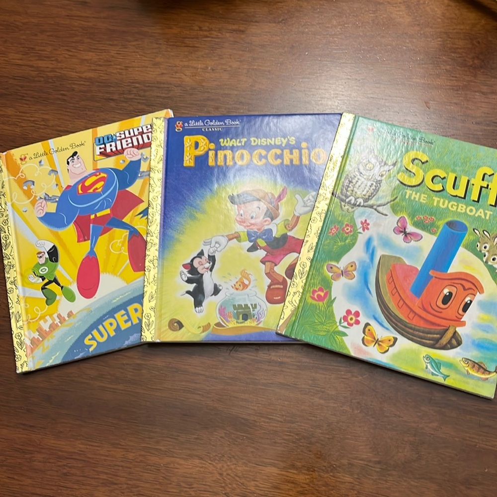 A lot of three little golden books